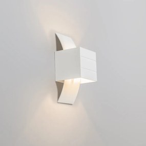 Zestaw 2 Nowoczesnych lamp ściennych biały - Amy Oswietlenie wewnetrzne