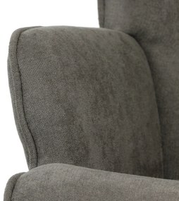 Fotel bujany BR2, brązowy