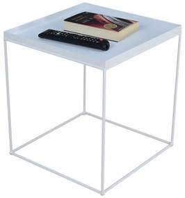 Biały minimalistyczny stolik kawowy - Gondiko 5X