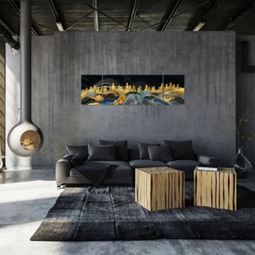 Obraz - Złote Góry (170x50 cm)