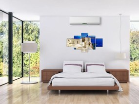 Obraz - Santorini, Grecja (125x70 cm)