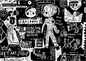 Obraz - Graffiti (70x50 cm)