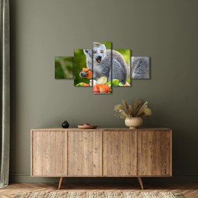 Obraz lemura (125x70 cm)