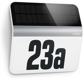 STEINEL 007140 - LED solarny numer domu XSolar LH-N LED/0,03W stal nierdzewna IP