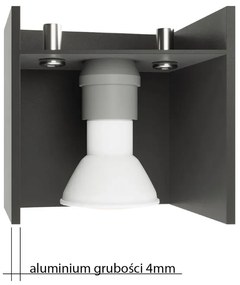 Plafon LOBO szary SOLLUX  LIGHTING