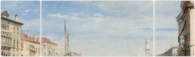 Obraz - Richard Parkes Bonington, The Grand Canal, reprodukcje (170x50 cm)