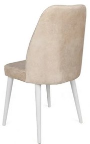 Zestaw krzeseł do jadalni Alfa Beige and White, 2szt.