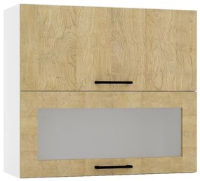 Szafka kuchenna wisząca 80 DENIS W80 GRF/2 SD dąb London STOLKAR