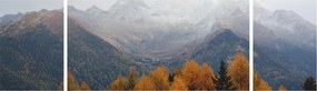Obraz - Widok na grzbiety górskie (170x50 cm)