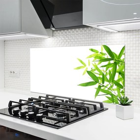 Panel Kuchenny Tekstura Zielonego Liścia