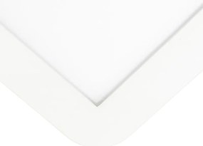 Plafon / Lampy sufitowe biały 22,5 cm z wbudowanym LED 3-stopniowy ściemniacz IP44 - Steve Nowoczesny Oswietlenie wewnetrzne