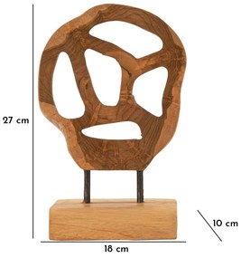 Drewniana figurka (wysokość 27 cm) Lubang – Mauro Ferretti