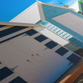 Obraz - Brighton Beach, Melbourne, Australia (z zegarem) (90x30 cm)