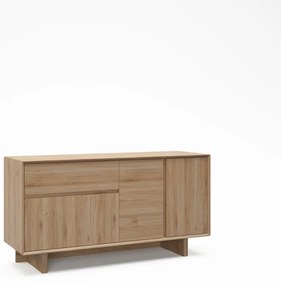 Komoda w dekorze dębu w naturalnym kolorze 146x76x45 cm Carpi – Marckeric