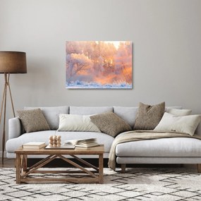 Obraz na szkle - Mroźny świt (70x50 cm)