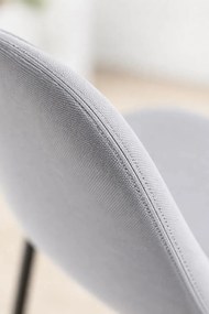 Czarny taboret z tkaniny tekowej