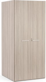 Szafa z obrotowym regałem na segregatory, 5 poziomów, zamykana na klucz, dąb naturalny