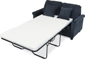 Sofa dwuosobowa ASB-4170 BLUE2, sztruks, niebieski