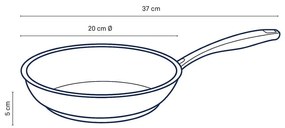 Patelnia do smażenia ze stali nierdzewnej Kela Flavoria, ø 20 cm