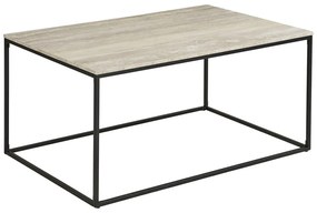 Czarny/beżowy stolik w dekorze kamienia 60x90 cm Vita – House Nordic
