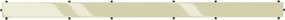 Mexen Flat M13 maskownica 2w1 do odpływu liniowego 100 cm, złota - 1519100