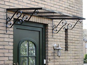 Urokliwe zadaszenie AMBAN z aluminium - 120*80 cm