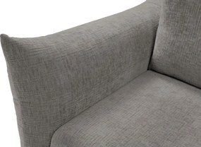 Sofa ADEL z funkcja spania i pojemnikiem JASNY GRAFIT OVER THE HORIZON 90