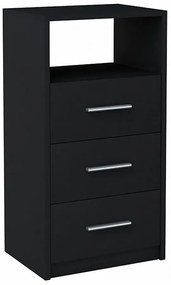 Wysoka komoda czarny mat H4-W26