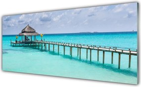 Szkło Ozdobne do Kuchni Most nad Morskim Brzegiem