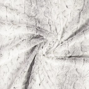 Koc MART z imitacji króliczego futra szary 150x200 cm  HOMLA