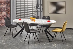 Krzesło tapicerowane K521 VELVET czarne HALMAR