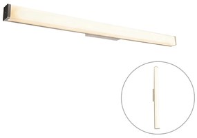Nowoczesna lampa ścienna do łazienki stal 92 cm IP44 - Cascada Nowoczesny Oswietlenie wewnetrzne
