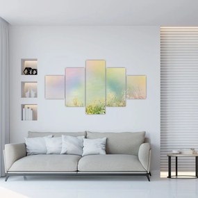 Obraz - Malowana łąka 2 (125x70 cm)