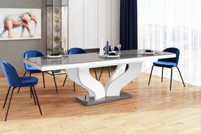 Rozkładany stół jadalniany w wysokim połysku Viva