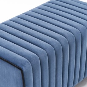 Stołek Mabel Pouf Niebieski