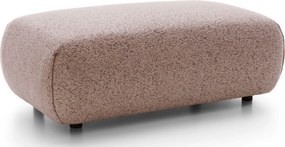 Minimalistyczna duża pufa do salonu oberżyna W3-L40