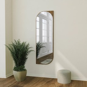 Lustro Livi Walnut 52 x 152 cm