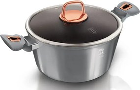 Srebrny garnek ze szklana pokrywą 6,1L F3-F80