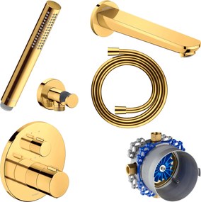 Podtynkowa bateria wannowa Duravit z termostatem