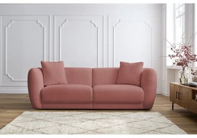 Różowa sofa 230 cm Bourbon – Bobochic Paris