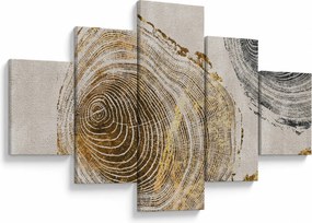 Obraz - Abstrakcja pnia (125x70 cm)