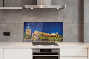 Panel Szklany Nocne Sukiennice w Krakowie