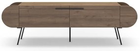Szafka pod TV w dekorze orzecha 195x57 cm Saluso – Marckeric