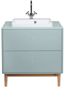 Miętowa wisząca szafka pod umywalkę 80x62 cm Color Bath – Tom Tailor