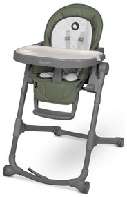 Lionelo - Dziecięce krzesełko do karmienia 2 w 1 CORA PLUS oliwkowe