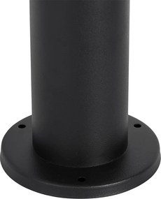 Stojąca lampa zewnętrzna czarna 45 cm IP44 regulowana 2-światłowa - Duo