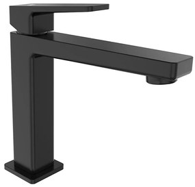 Sapho - Bateria umywalkowa TURSI 19 cm czarny mat