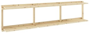 Regał ścienny z litego drewna sosnowego w naturalnym kolorze 192x47,5 cm Groove – Karup Design