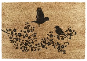 Wycieraczka z włókna kokosowego 40x60 cm Birds On a Tree – Artsy Doormats