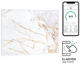 Klarstein Wonderwall Art Smart 500W 60x80cm Obraz na podczerwień Marmur